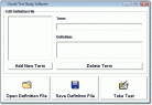 Vocab Test Study Software Screenshot