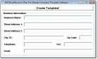 MS Word Business Plan For Startup Company Template Software Screenshot