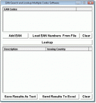 EAN Search and Lookup Multiple Codes Software Screenshot