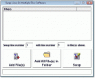 Swap Lines In Multiple Files Software Screenshot