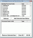 Kill Multiple Processes and Tasks At Once Software Screenshot