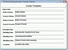 MS Word Wedding Invitation Template Software Screenshot