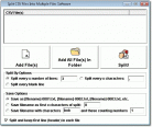 Split CSV Files Into Multiple Files Software Screenshot