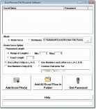 Excel Recover File Password Software Screenshot