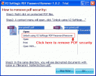 V2 Softlogic PDF Password Remover Screenshot