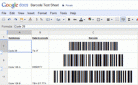 Google Docs Barcode Generator Screenshot