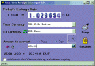 Real-time Foreign Exchanger Screenshot