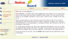 Notice Board Screenshot