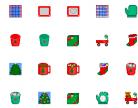 Holiday Recycle Bin Icons Screenshot