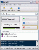 Vemail Voice Email Software Screenshot