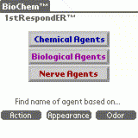 BioChem 1stRespondER PalmOS Screenshot