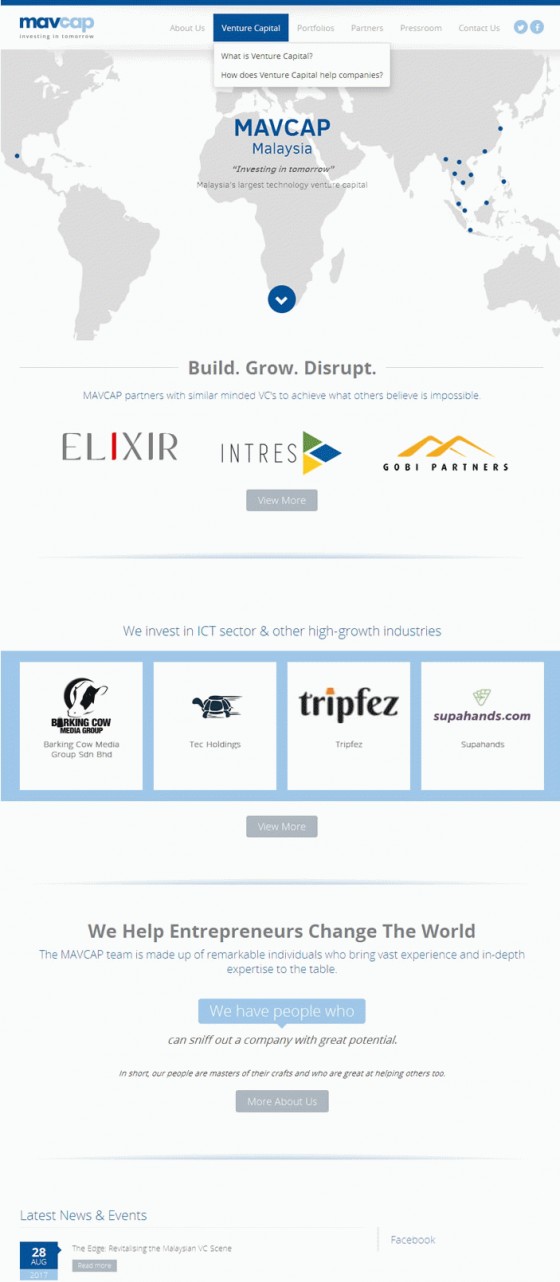 Malaysia Venture Capital Management Berhad Mavcap Site Info